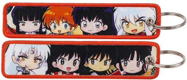 Schlüsselanhänger Anime Cartoon Stickerei, Unisex - Bild 1