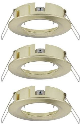 Paulmann Choose Einbauring 3er Set 10W Messing gebürstet - Bild 1
