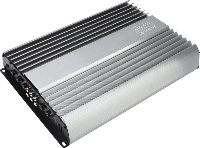 Aimo Auto Audio Monoblock-Leistungsverstärker in Silber und Grau mit 90dB und 10Hz-30KHz - Bild 1