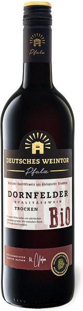 Deutsches Weintor Dornfelder Qualitätswein trocken 2023 Rotwein 0,75 l - Bild 1