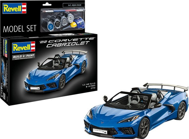 Revell Chevrolet Corvette C8 Cabriolet, Modellauto, 1:25 - Bild 1