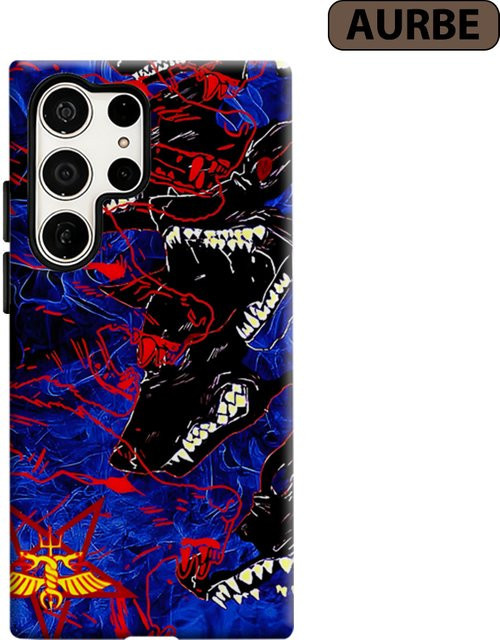 Cerberus Nightmare Handyhülle für Samsung Galaxy S26 S25 S24 S23 Ultra Plus, stoßfeste Doppelschicht Rückabdeckung, Multicolour - Bild 1