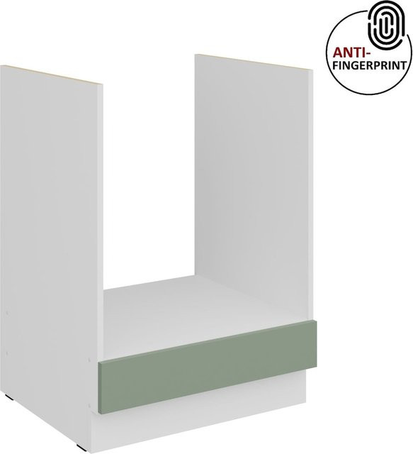 Küchen Herdschrank ARIA in Aquamarin matt mit Anti-Fingerprint-Beschichtung, Breite: 60 cm - Bild 1