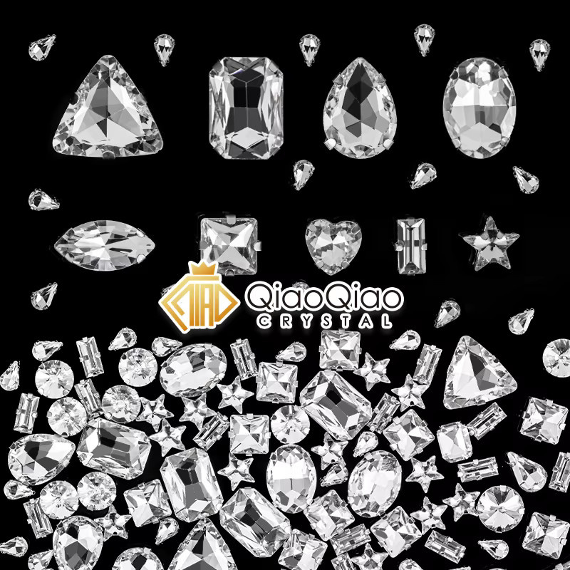 QIAO Schmuck, Glas Kristall, Silber, Strass, Perlen, Diamant - Bild 3