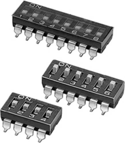 Omron DIP-Schalter A6S-8104-H 8-polig SMD Schwarz in Tube - Bild 1