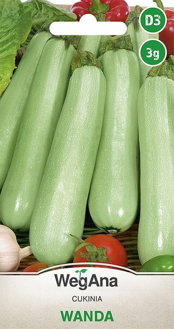 VegAna Zucchini Wanda Gemüsesamen, Grün, 3 g - Bild 1