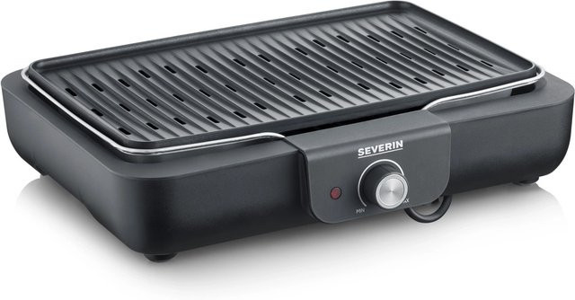 Severin Tischgrill mit Aluminium-Druckguss-Grillplatte - Bild 1