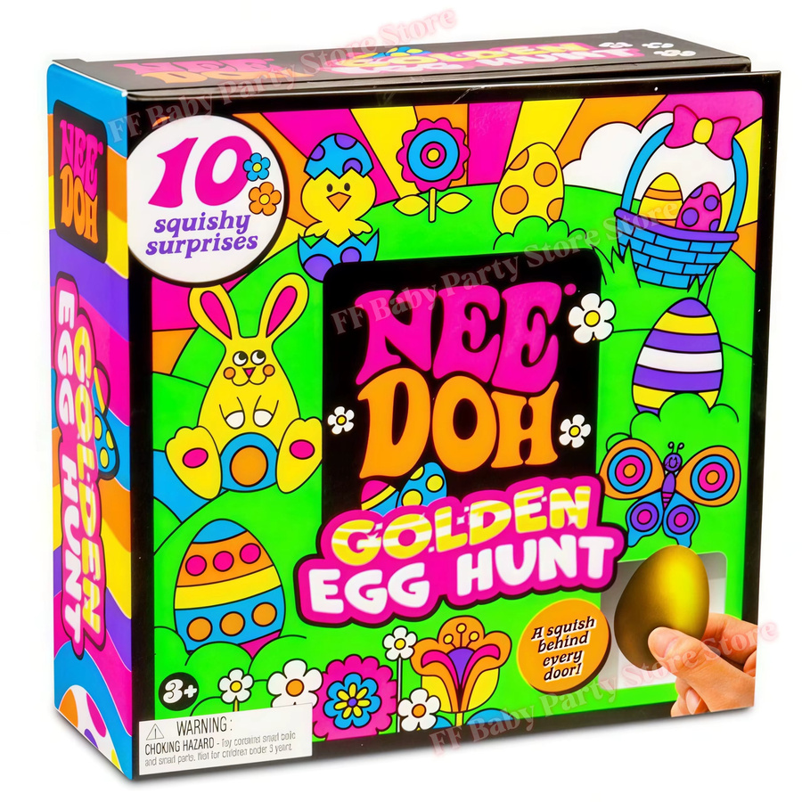 Needoh Goldenes Ei Schatzsuche Überraschungsbox, Squishy-Surprise Stressabbau-Quetschspielzeug - Bild 4