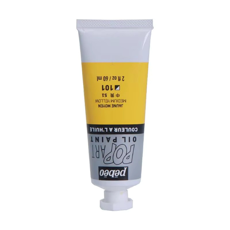 PEBEO POP ART Ölfarbe Titanweiß, 60 ml, lichtechte Ölfarbe für Künstler und Studenten - Bild 2