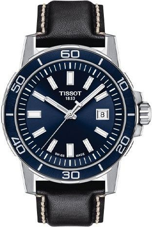 Tissot Armbanduhr Quickster, Quarz, Edelstahl, Blau, Herren - Bild 1