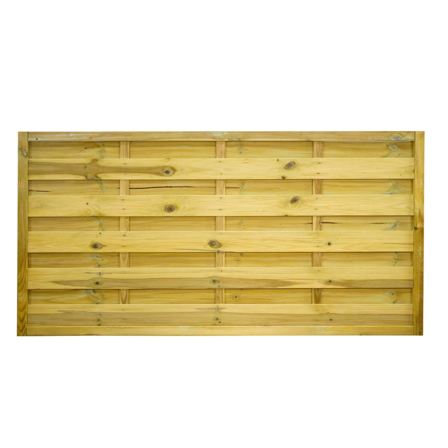 GartenLand Dichtzaun VARIO Gerade Holzzaun aus Kiefernholz, Grün, B: 180 cm, H: 90 cm, kesseldruckimprägniert - Bild 2