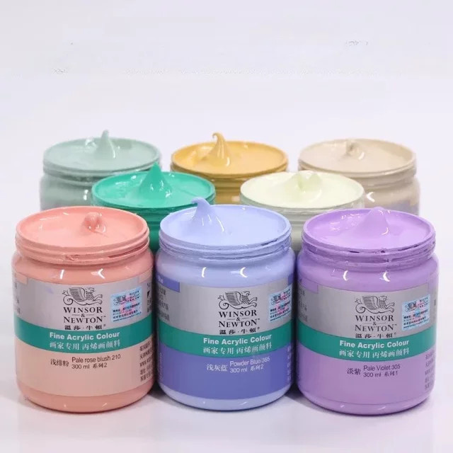 Fluoreszierende Acrylfarben Macaron in Pink und Multicolour, 300 ml pro Flasche für Wand, Stein, Glas, Holz und Keramik - Bild 1