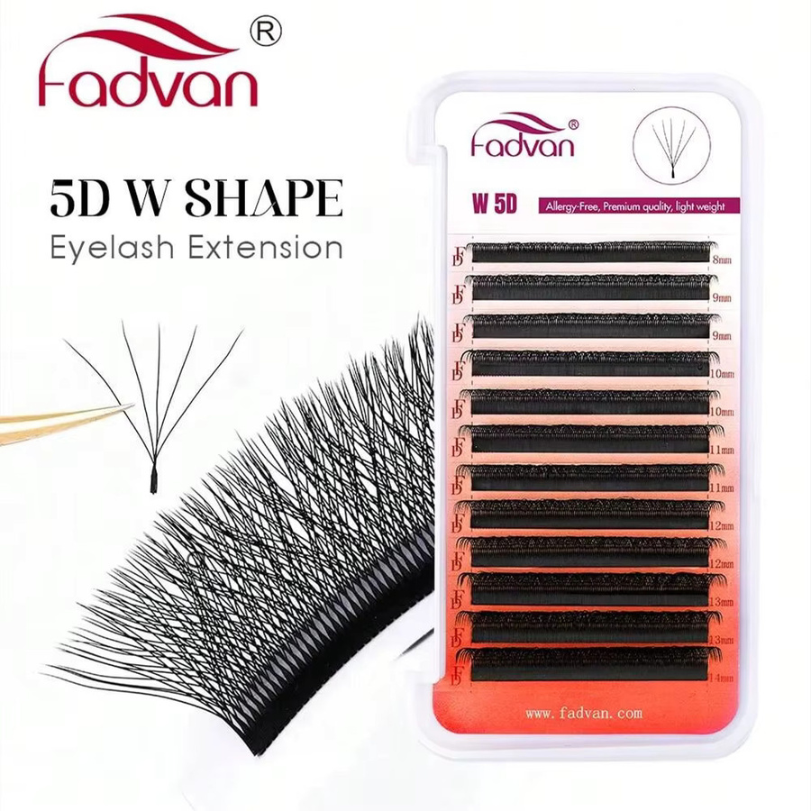 FADVAN W-Form Wimpernverlängerung, Black, Natürlich - Bild 1