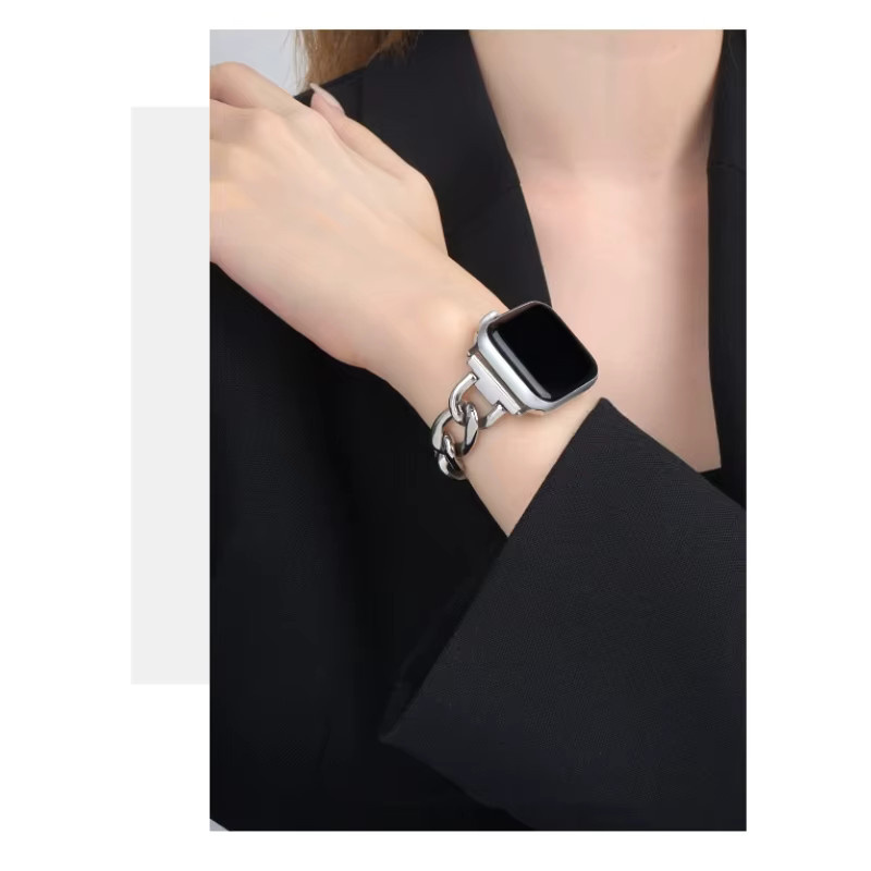TINUORA Uhrenarmband Edelstahl, Metall-Kettenarmband - Bild 3