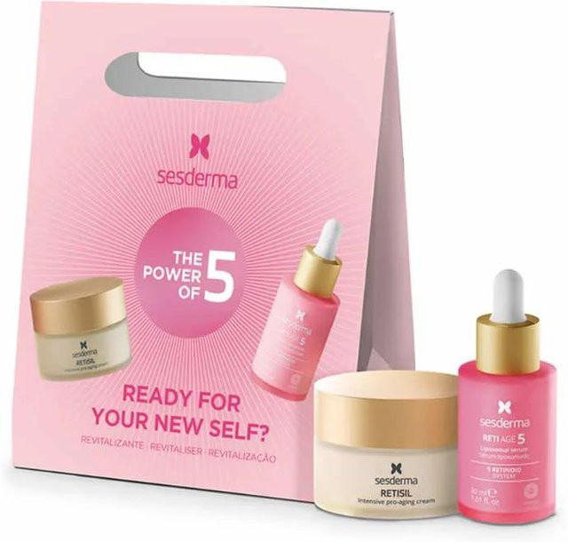 Sesderma Retisil Antiage Creme und Reti Age 5 Liposomales Serum Set, 80 ml - Bild 1