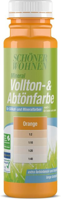 Schöner Wohnen Mineral Vollton- und Abtönfarbe Orange matt 250 ml - Bild 1