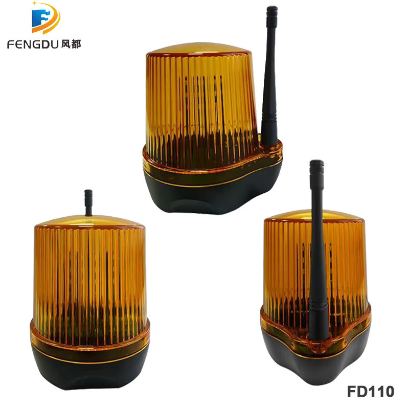 AC/DC 24V 230VAC LED-Blitz-Alarmlampe in Gelb für Schaukel-Schiebetoröffner, Barrieren und Tore als Sicherheitslicht für den Außenbereich - Bild 3