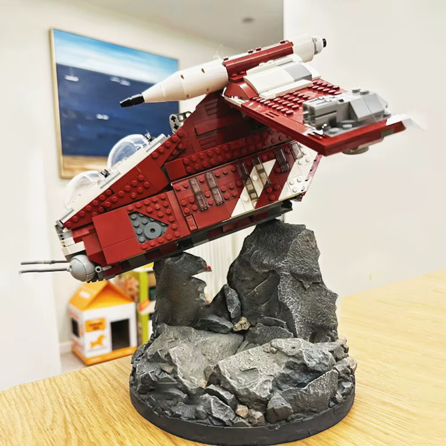 MOC Republic Dropship Gunship, Bausteine, 1083 Teile - Bild 3