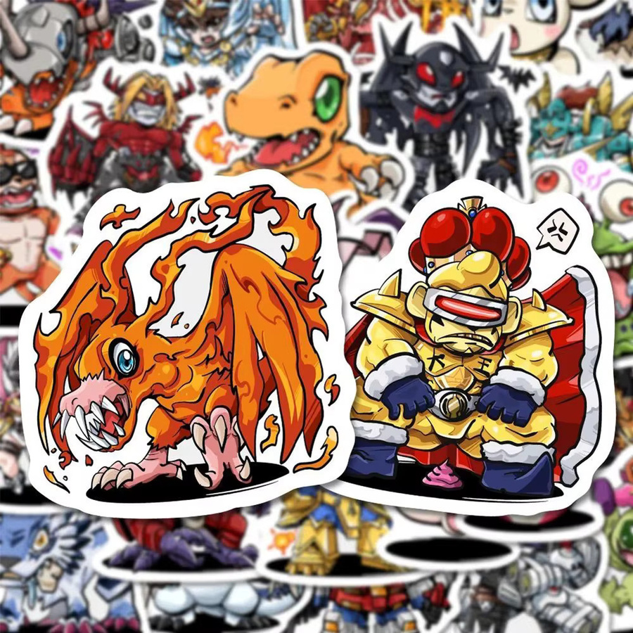 Bandai Digimon Abenteuer Aufkleber, 10/30/54 stücke - Bild 2