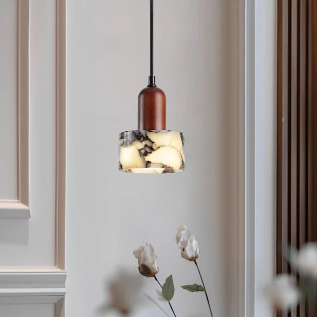 Bulgari Kronleuchter aus Naturmarmor im italienischen minimalistischen Design - Bild 1