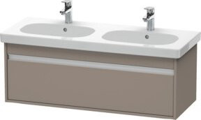 Duravit Waschtischunterschrank Ketho in Beige, wandhängend, mit 1 Auszug, B: 115 cm, T: 45,5 cm, H: 41 cm - Bild 1