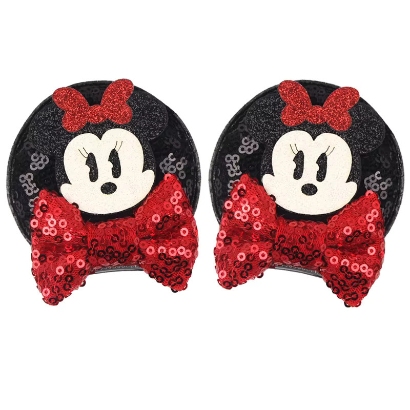 Disney Minnie Maus Ohr-Haarspangen, Pailletten, Schleifen, Mädchen - Bild 3