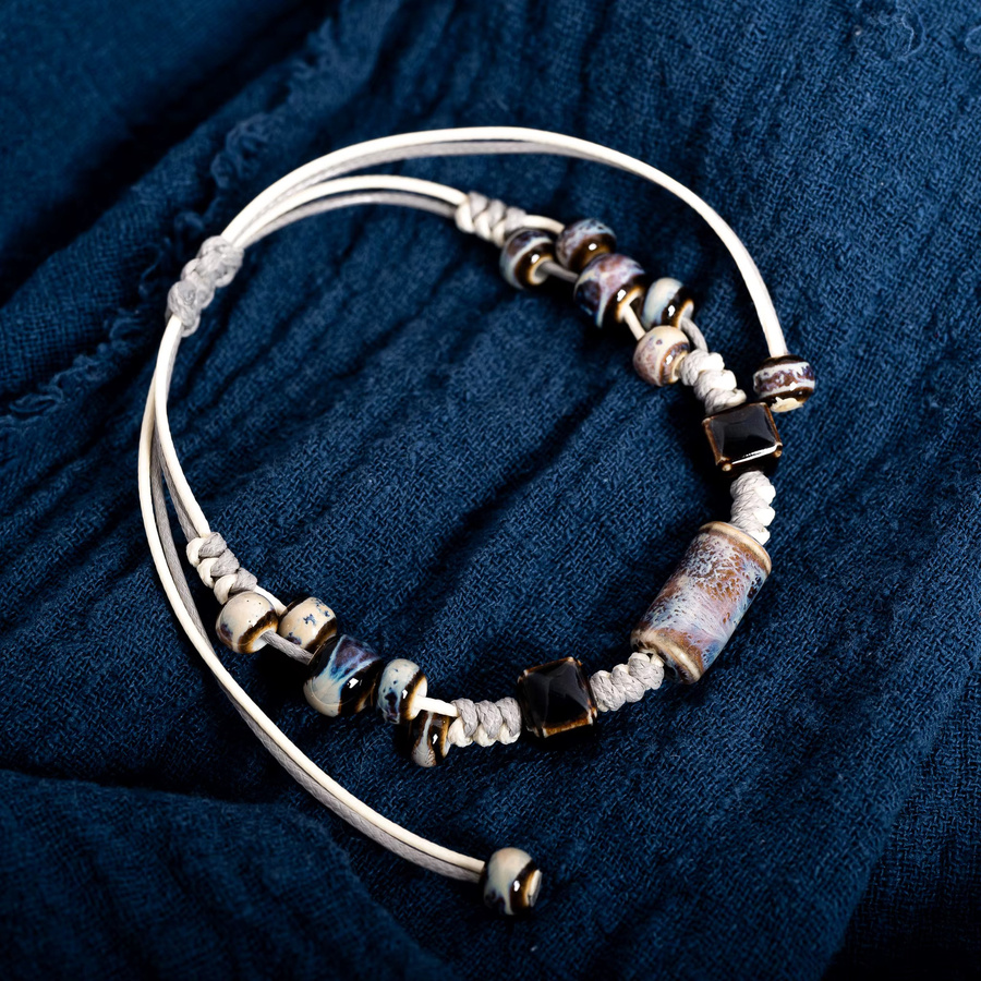 Armband Keramik, Vintage, Bunt, Unisex - Bild 2
