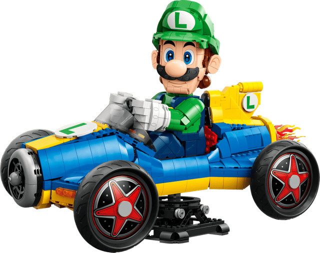 LEGO Super Mario Kart Luigi & Turboflitzer Rennwagen - Bild 1