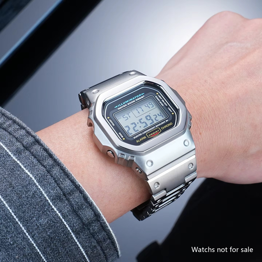Casio Uhrenarmband Mod-Kit, Titan, Silber, Unisex - Bild 2