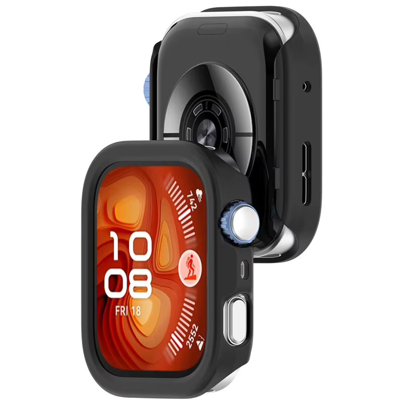 RMUTANE Uhrenzubehör Huawei Fit 4, Screen Protector, Schwarz, Transparent - Bild 4