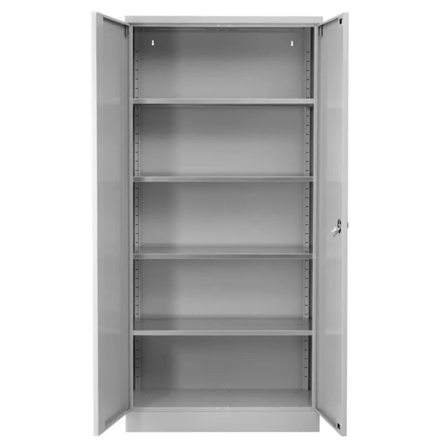 PROREGAL Stahlschrank Bee mit 7 Fachböden in Grau, pulverbeschichtet und verstärkt, H x B x T: 195 x 92 x 60 cm - Bild 2