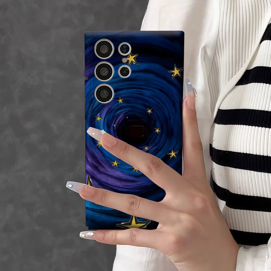 Potdemiel Sternenwirbel-Tunnel Handyhülle für Samsung Galaxy S26 S25 Ultra S24 S23 Ultra Plus Stoßfeste Doppelschicht Robuste Rückabdeckung in Multicolour - Bild 5