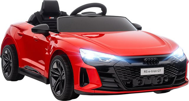 HOMCOM Audi RS e-tron GT Kinder Elektroauto, Rot, ab 3 Jahre - Bild 1