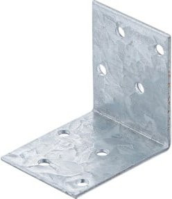 BGS Do it yourself Winkelverbinder galvanisiert silber B/H/T: 50 x 50 x 40 mm, Materialstärke: 2 mm - Bild 1