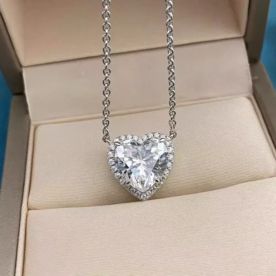 KUTPF Halskette, Moissanit, 925 Silber, Damen - Bild 2