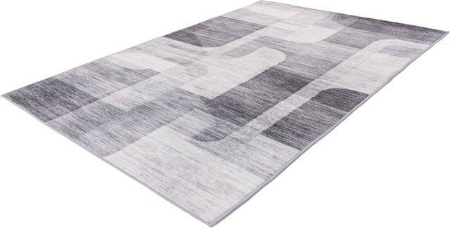 Kayoom Teppich Bluster Silber modern aus Polyester B/B: 80 x 150 cm - Bild 1