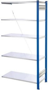 Kappes Steckregal Anbaufeld RAL 5010 Blau, B/T/H: 200 x 100 x 30 cm - Bild 1
