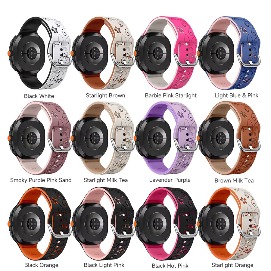 Geekthink Uhrenarmband Silikon, Schwarz, Unisex - Bild 4