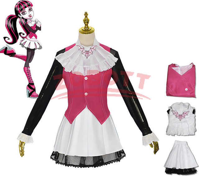 HHYRCOS Monster High Draculaura Cosplay Kostüm, Fantasy, Unisex - Bild 1