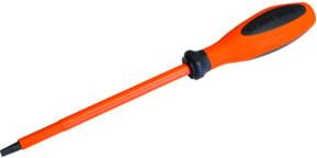 Klein Tools VDE Schlitzschraubendreher Schwarz Orange 6,5 mm Breite, 150 mm Länge - Bild 1
