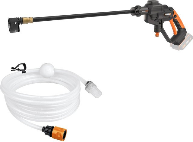 Worx Hydroshot WG620E.9 Akku-Mitteldruckreiniger PowerShare 20 V in Schwarz-Orange - Bild 1