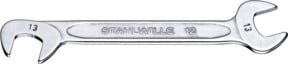 Stahlwille Doppelmaulschlüssel ELECTRIC SW.15/64" aus Edelstahl in Silber, Länge: 78 mm - Bild 1