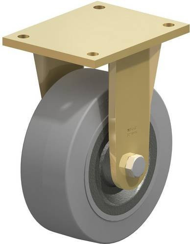 Blickle Bockrolle BS-SE 202K-SG in Anthrazit, Rad-Durchmesser: 200 mm, Tragfähigkeit: 850 kg - Bild 1