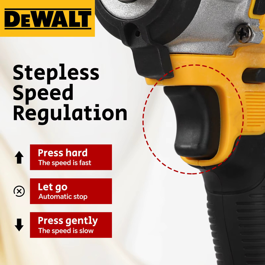 DeWalt DCF887 Bürstenloser Akku-Schlagschrauber mit 205 Nm in Gelb (ohne Akku) - Bild 3