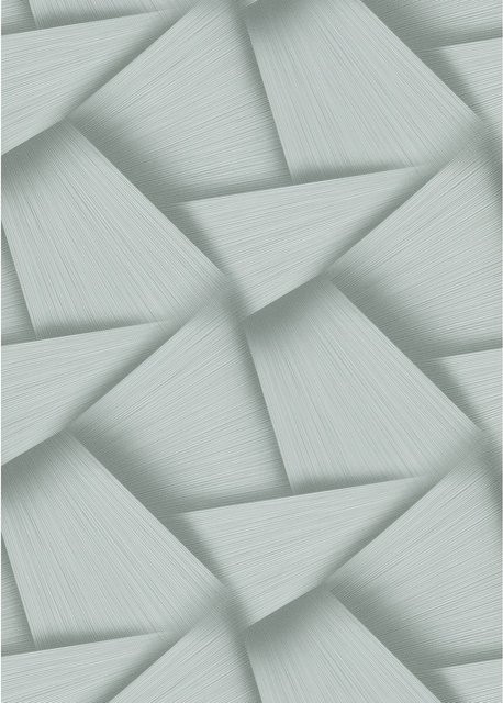 Erismann Vliestapete Spotlight Pose in Olive Green und Grey mit geometrischem Design, FSC-zertifiziert - Bild 1