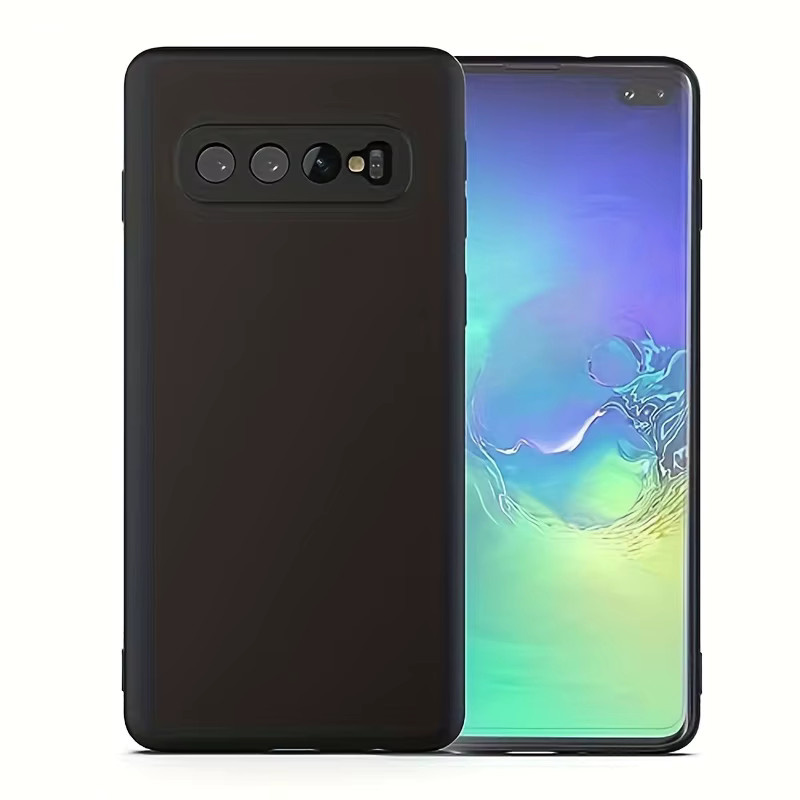 Stoßfeste Silikon Schutzhülle für Samsung Galaxy S10 Plus, S10 oder S10e in Blau oder Schwarz - Bild 6