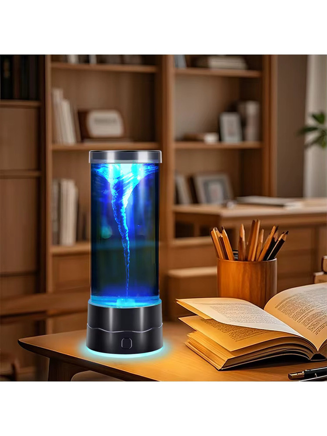 FRST LED Tornado Nachtlicht USB Mehrfarbige RGB Atmosphärenlampe Schwarz - Bild 7
