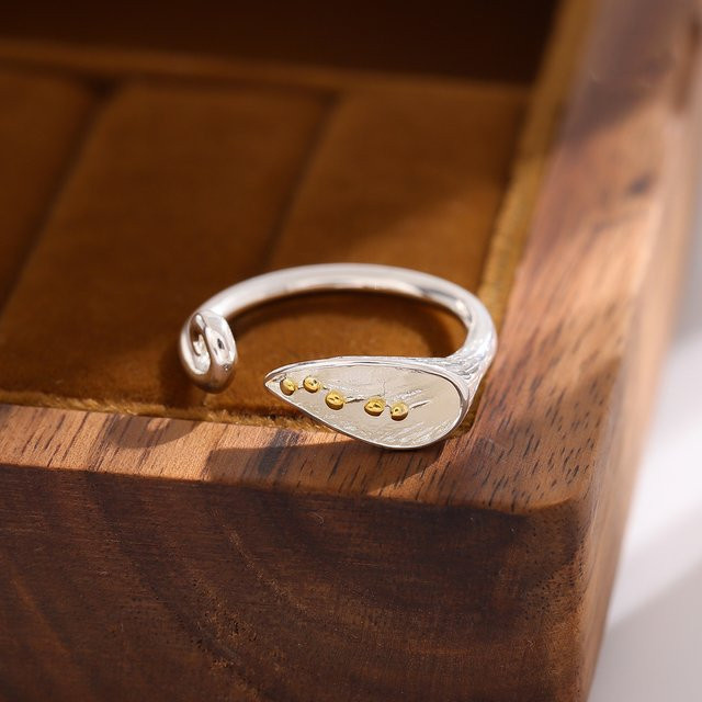 GaGa-Duck Ring, 925 Silber, Ethnisch, Blumen, Damen - Bild 1