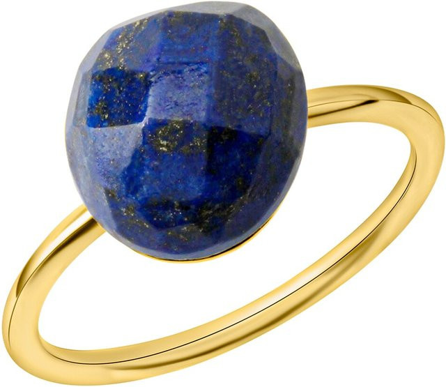 Celesta Ring 925 Silber, vergoldet, Lapislazuli, Damen - Bild 1