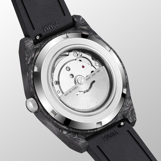 TIME TOKEN Armbanduhr Automatik, Kohlefaser, Schwarz, Herren - Bild 1